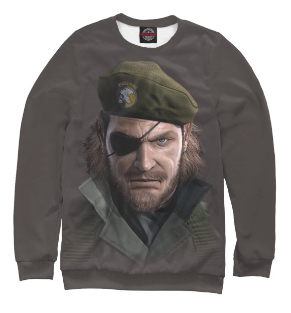 Мужской свитшот с изображением Metal Gear цвета Белый