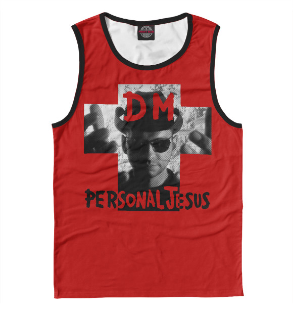 Майка для мальчика с изображением Personal Jesus цвета Белый