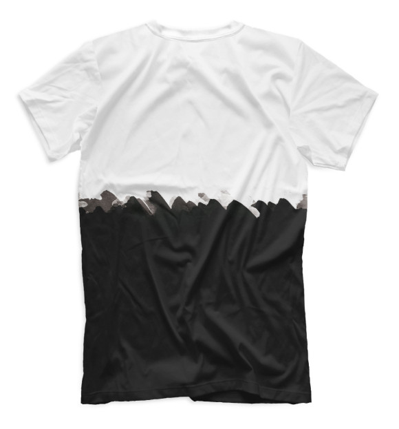 Мужская футболка с изображением Баста цвета Белый