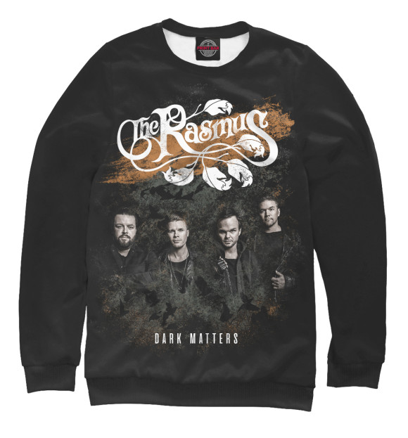 Свитшот для мальчиков с изображением The Rasmus цвета Белый
