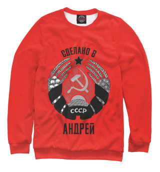 Свитшот для девочек Андрей сделано в СССР