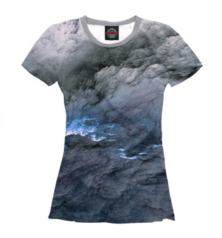 Женская футболка Буря