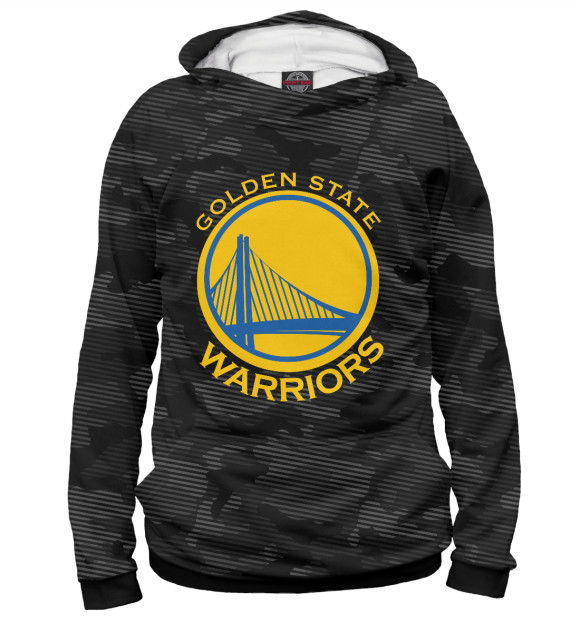 Женское худи с изображением Golden State Warriors цвета Белый