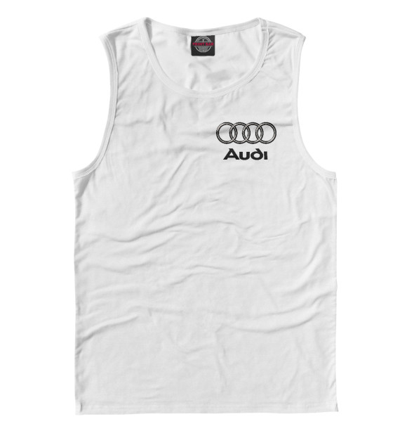 Майка для мальчика с изображением Audi цвета Белый