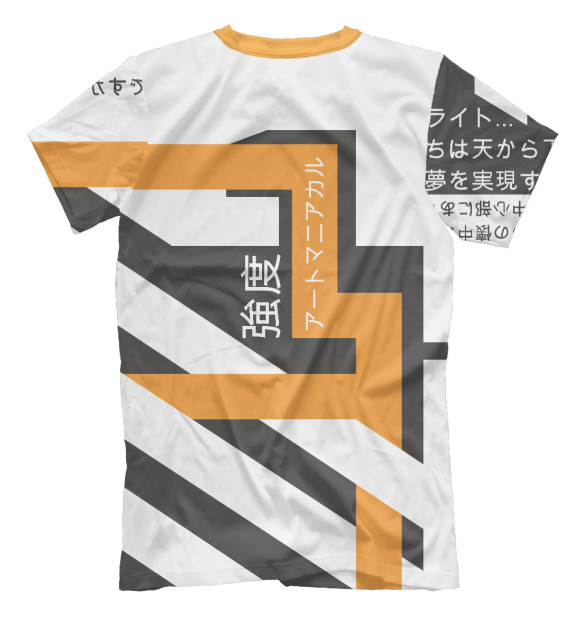 Мужская футболка с изображением XJapanese цвета Белый