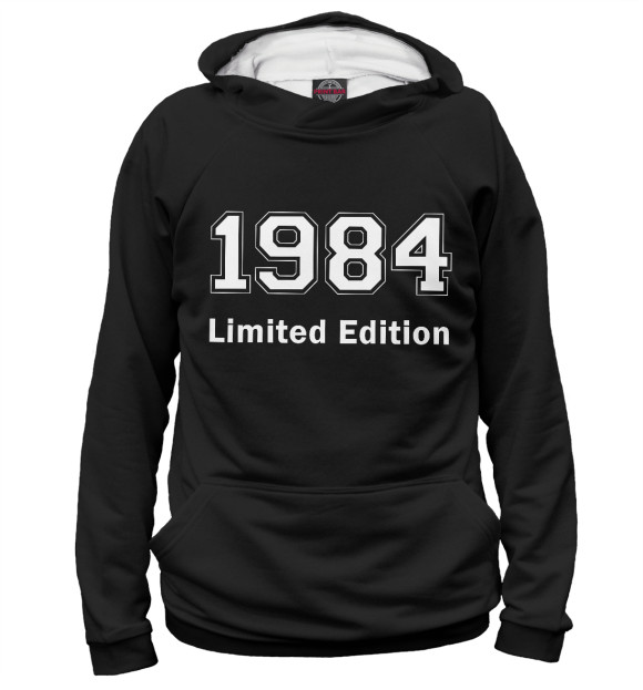 Худи для девочки с изображением 1984 Limited Edition цвета Белый