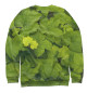 Свитшот для девочек Зелёные листья