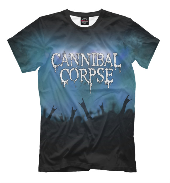 Футболка для мальчиков с изображением Cannibal Corpse цвета Черный