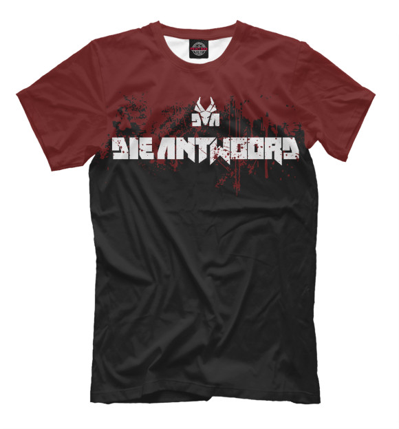 Мужская футболка с изображением Die Antwoord цвета Черный
