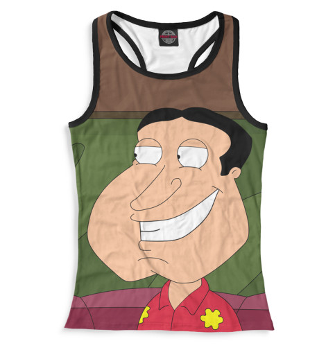 

Майки борцовки Print Bar, Белый, Гленн Куагмайр