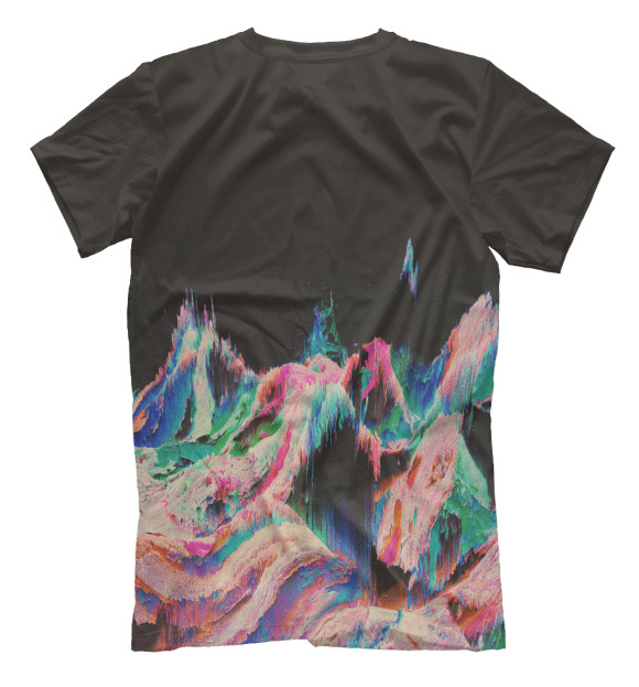 Мужская футболка с изображением Импровизация цвета цвета Белый