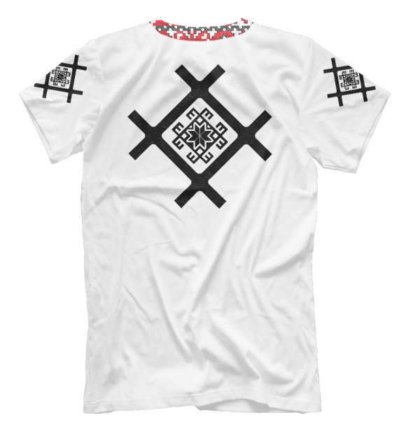 Мужская футболка с изображением Язычество славян цвета Белый