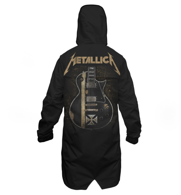 Дождевик с изображением Metallica цвета Белый