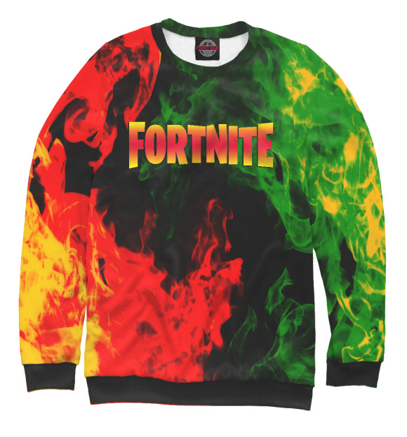 Женский свитшот с изображением Fortnite цвета Белый