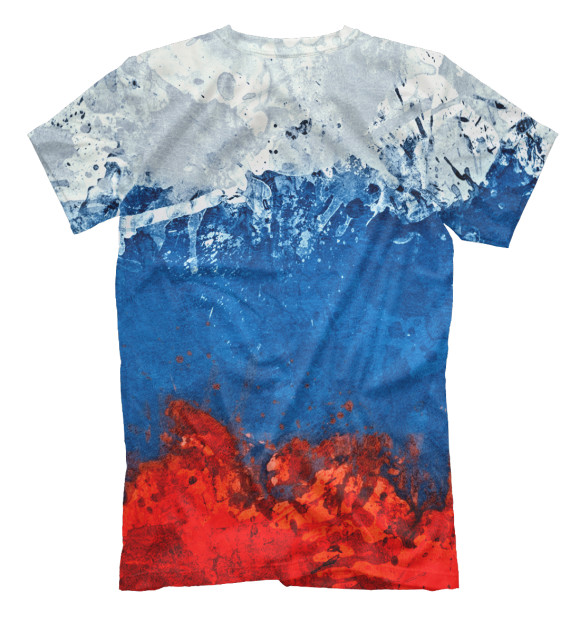 Мужская футболка с изображением Русский хоккей цвета Белый