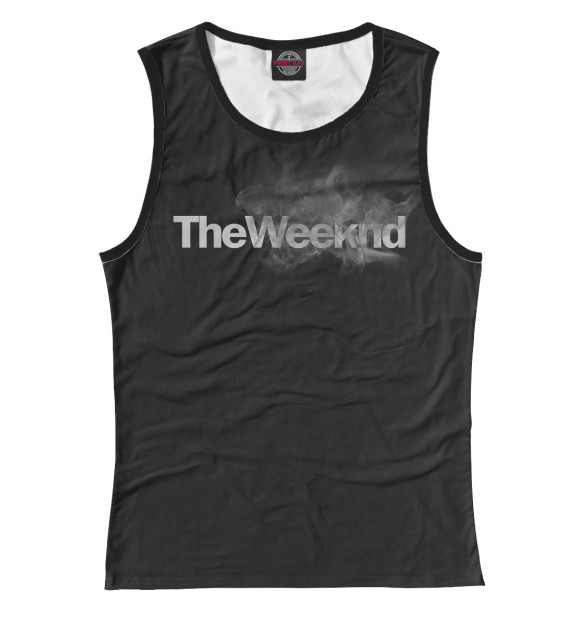 Майка для девочки с изображением The Weeknd цвета Белый