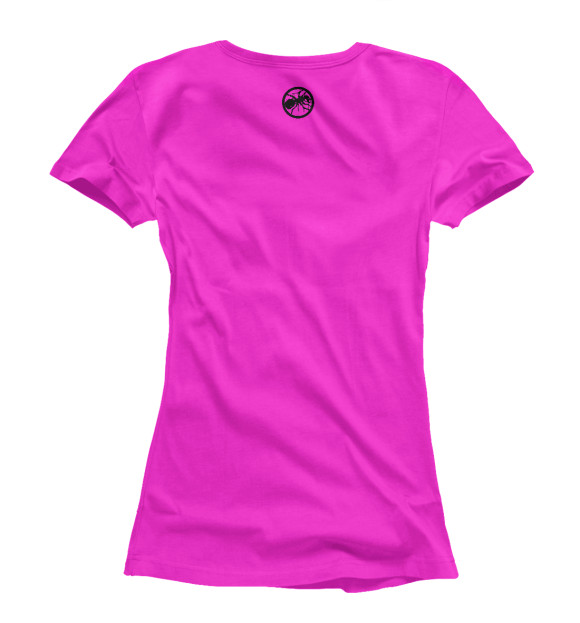 Женская футболка с изображением Pink The Prodigy цвета Белый