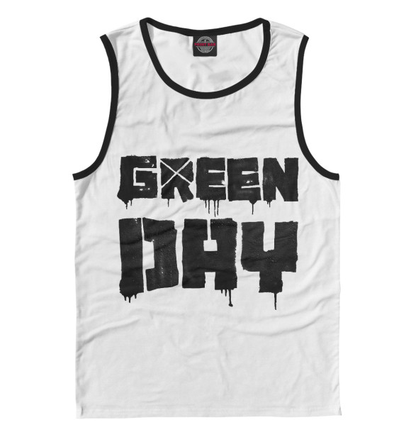 Майка для мальчика с изображением Green Day цвета Белый