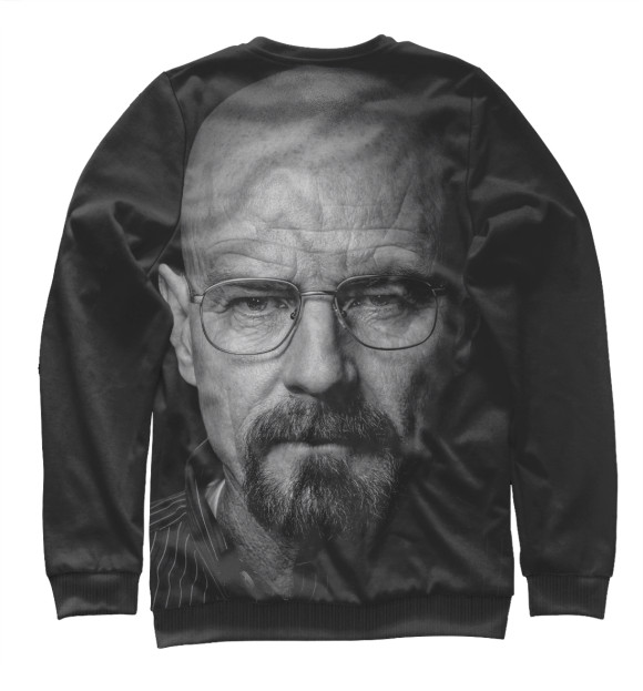 Женский свитшот с изображением Walter White цвета Белый