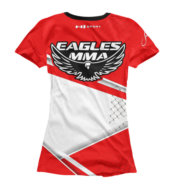 Футболка для девочек с изображением Eagles MMA цвета Белый
