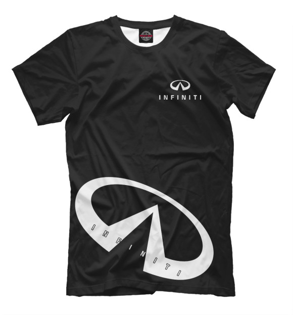 Футболка для мальчиков с изображением Infiniti цвета Белый