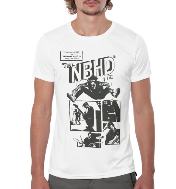 Мужская футболка с изображением The Neighbourhood цвета Белый