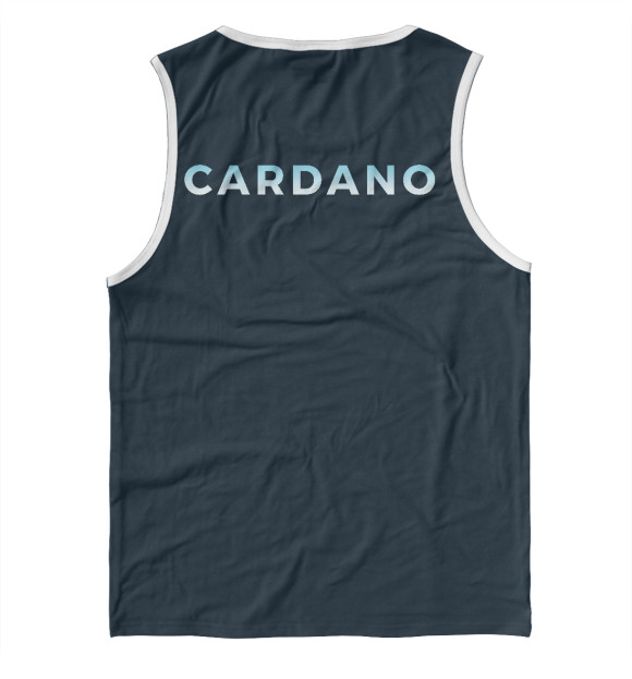 Майка для мальчика с изображением CARDANO ADA цвета Белый
