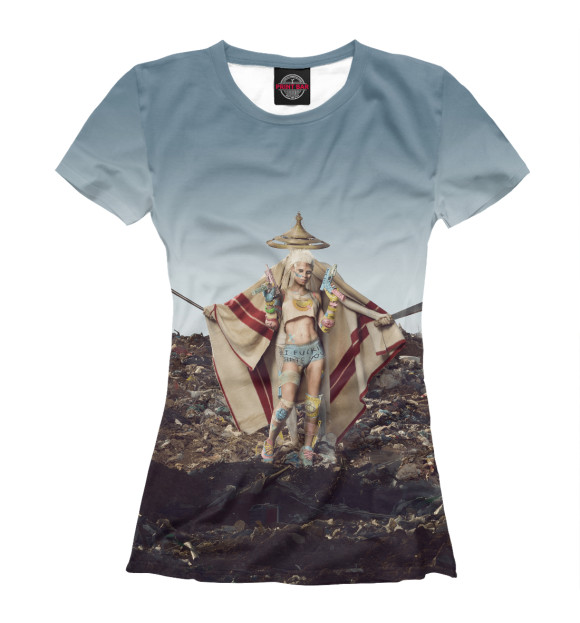Женская футболка с изображением Die Antwoord цвета Белый
