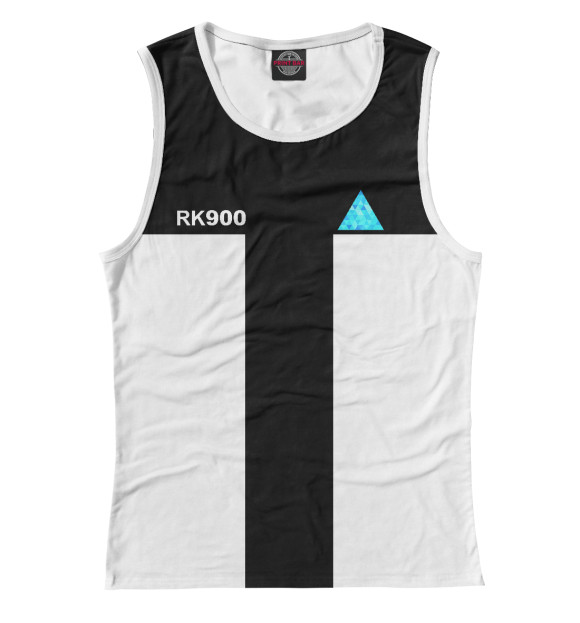 Майка для девочки с изображением Detroit RK 900 цвета Белый