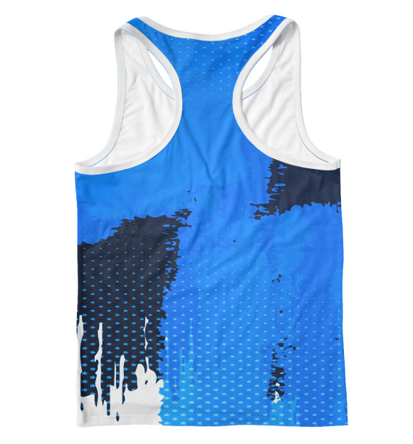 Мужская майка-борцовка с изображением Russia Sport Uniform цвета Белый