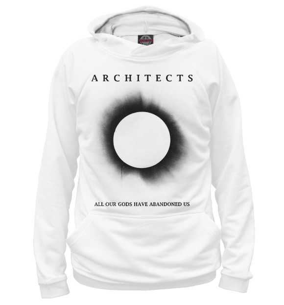 Мужское худи с изображением Architects цвета Белый