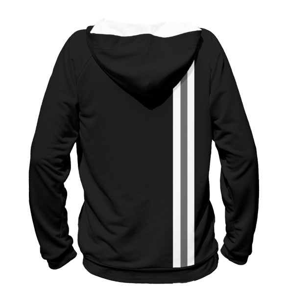 Женское худи с изображением USSR Black&White цвета Белый