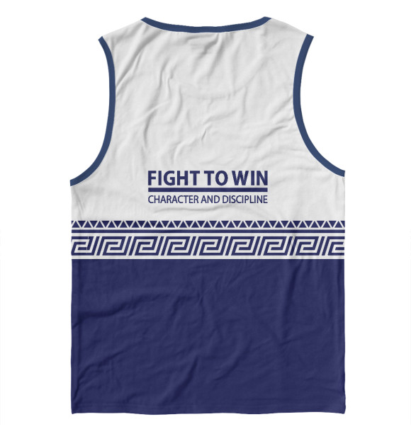 Майка для мальчика с изображением Вольная борьба - fight to win цвета Белый