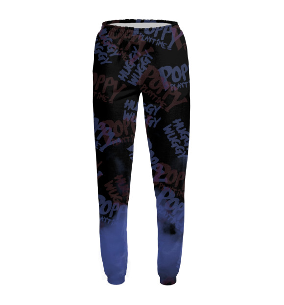 Женские спортивные штаны с притом Poppy Playtime цвета Белый Женские спортивные штаны с изображением Poppy Playtime цвета Белый