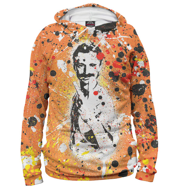 Женское худи с изображением На Игле цвета Белый