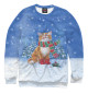 Свитшот для девочек Christmas Cat
