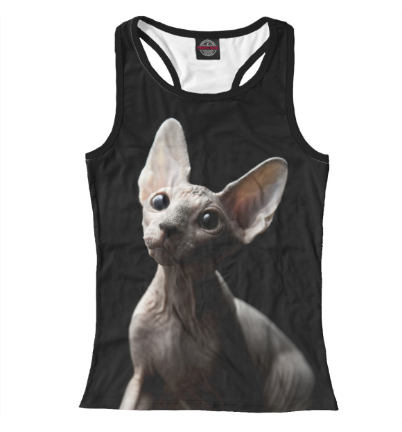 Женская майка-борцовка с изображением ZIROS цвета Белый