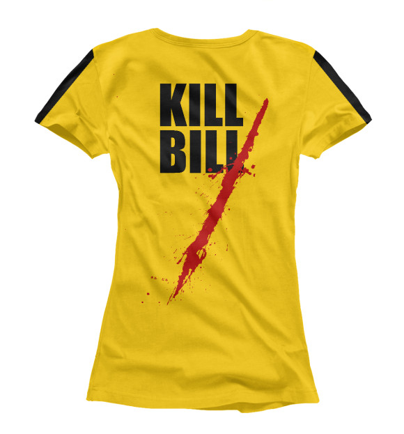 Женская футболка с изображением Убить Билла цвета Белый