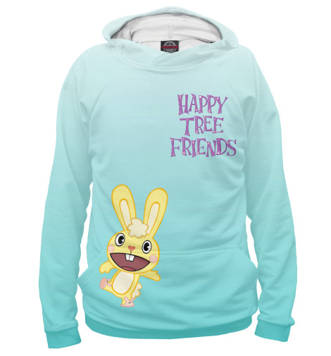 

Худи Print Bar, Белый, Happy Tree Friends
