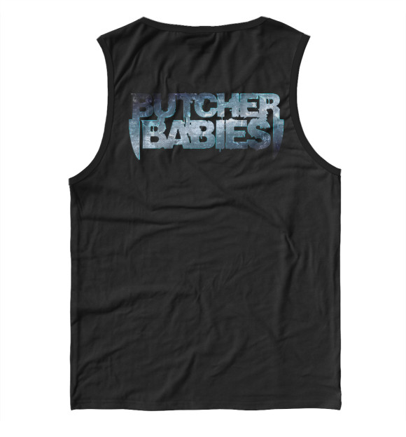 Мужская майка с изображением Butcher Babies цвета Белый