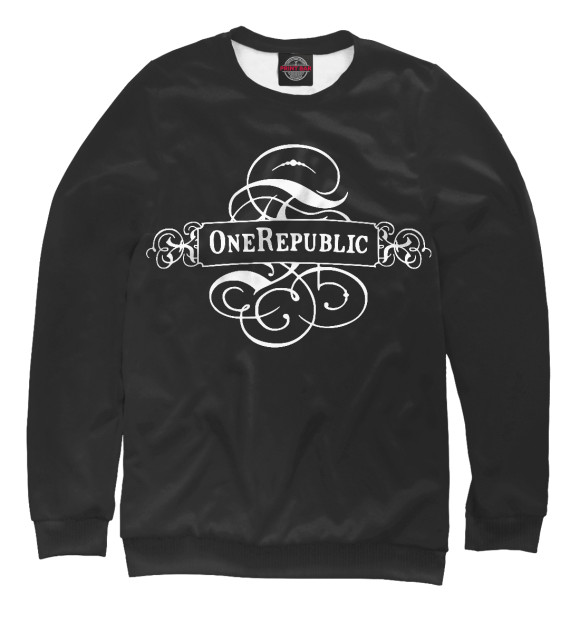 Мужской свитшот с изображением OneRepublic цвета Белый