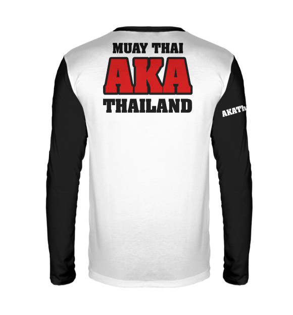 Мужской лонгслив с изображением AKA Thailand цвета Белый