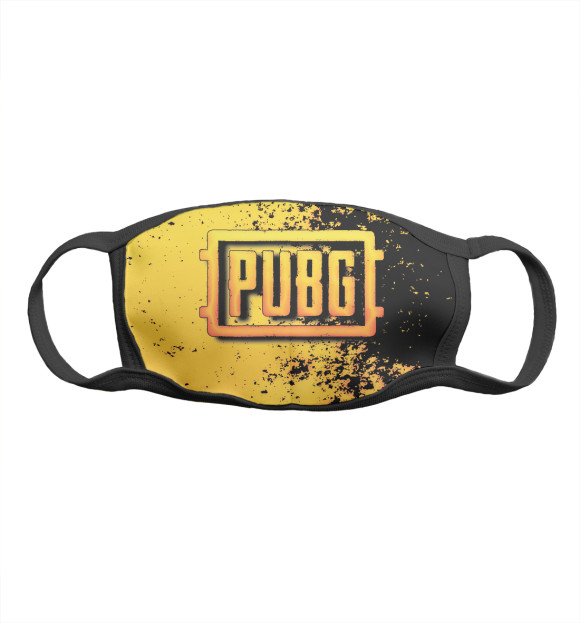 Маска тканевая с изображением Pubg цвета Белый