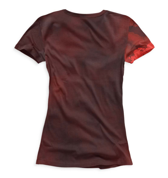 Футболка для девочек с изображением Самурай цвета Белый