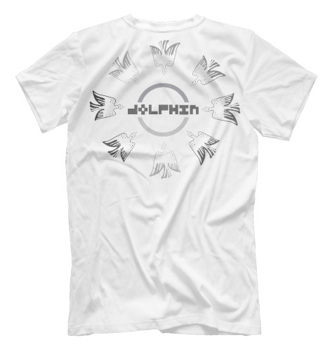 

Футболки Print Bar, Молочно-белый, Дельфин