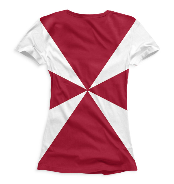Женская футболка с изображением Внутренние Войска цвета Белый
