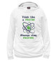 Женское худи Think like a Proton, always stay positive!