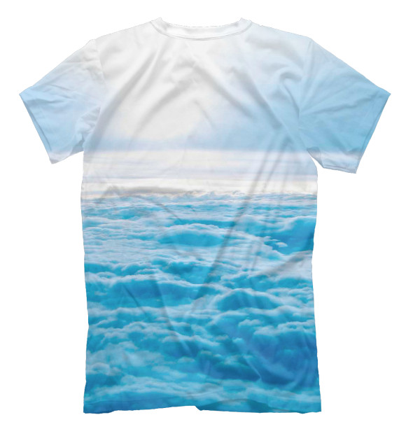 Мужская футболка с изображением ВДВ никто кроме нас цвета Белый