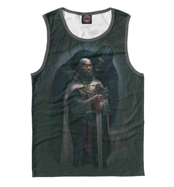 Майка для мальчика с изображением Исповедь тамплиера цвета Белый