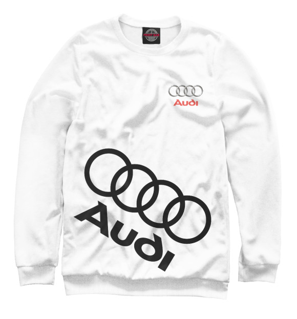 Свитшот для девочек с изображением Audi цвета Белый